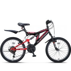 ÜMİT BLACKMOUNT 20 JANT ÖN ARKA AMORTİSÖRLÜ VİTESLİ BİSİKLET