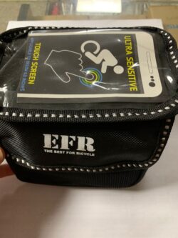 Bisiklet 3 bölmeli gidon çantası